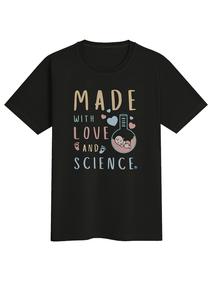 Made with love and science baby Oversized Tee product image (1)