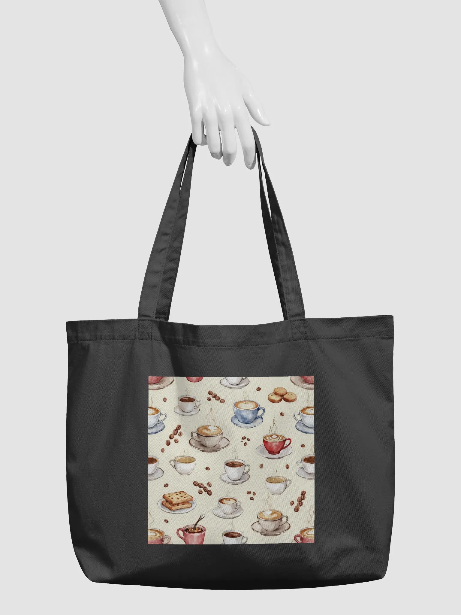 Pixxotia Brewed Elegance Organic Tote Bag product image (3)