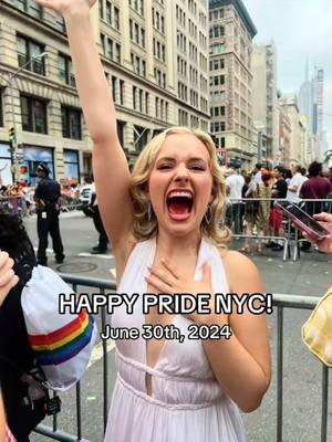 missing the nyc parade this year 🥹🥲 happy pride all!!! #pride #nyc #prideparade #theatrekid #onthisday 