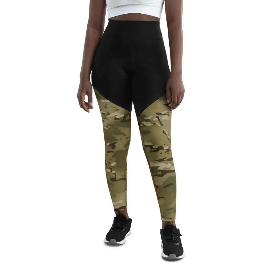 Faithful Camo: Compression Leggings - Multicam product image (12)