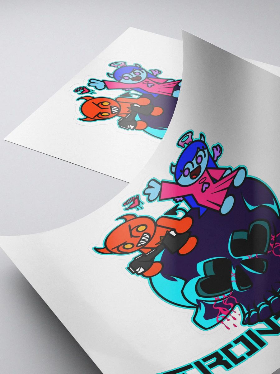 Wave 5 - Deadly Power Couple Kiss Cut Sticker product image (5)