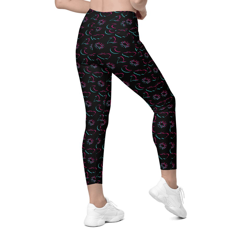 Lost Records: Bloom & Rage Raven Sun Moon Moth Leggings product image (9)