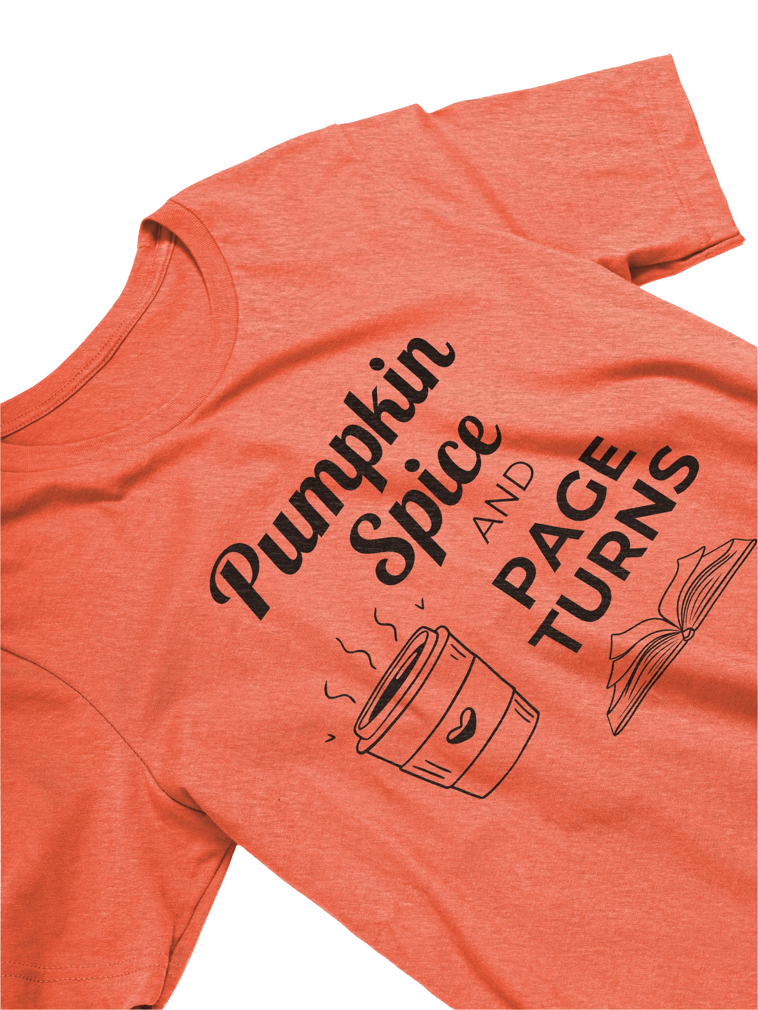 Pumpkin Spice and Page Turns T-shirt product image (9)