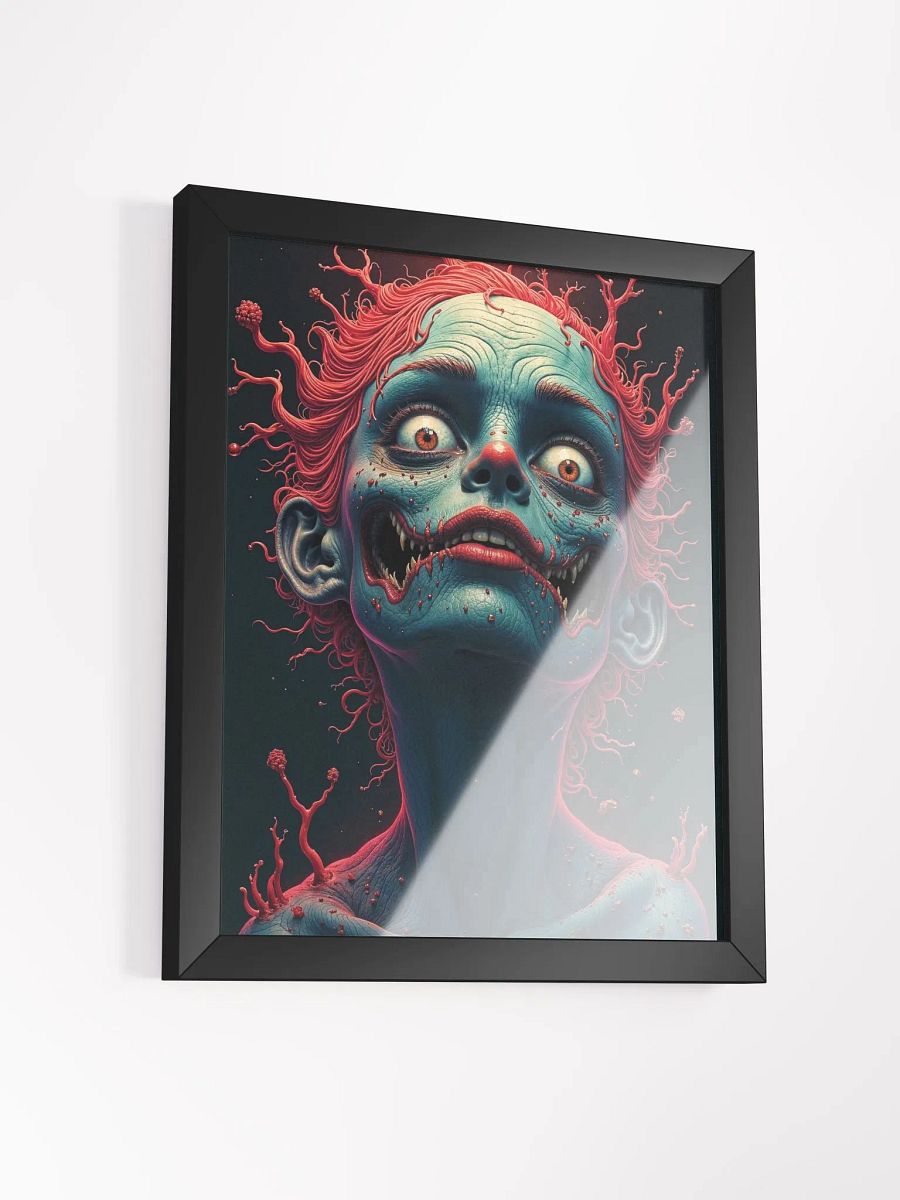 Grotesque Grin Framed Print product image (14)