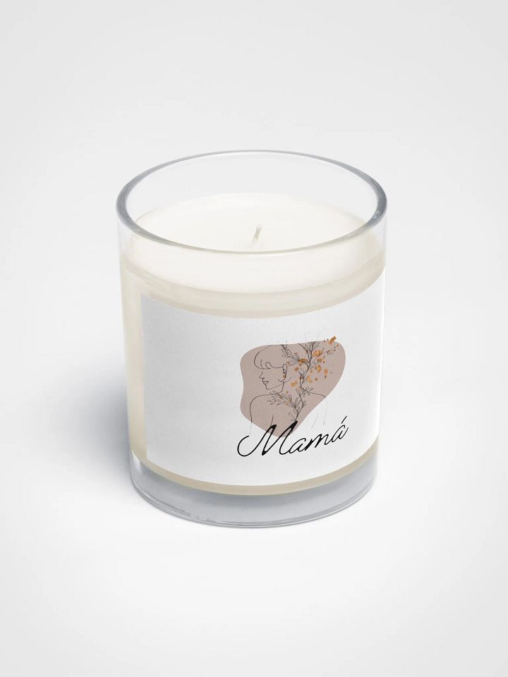 Boho Mother’s Day Mama Design LineArt Candle product image (2)