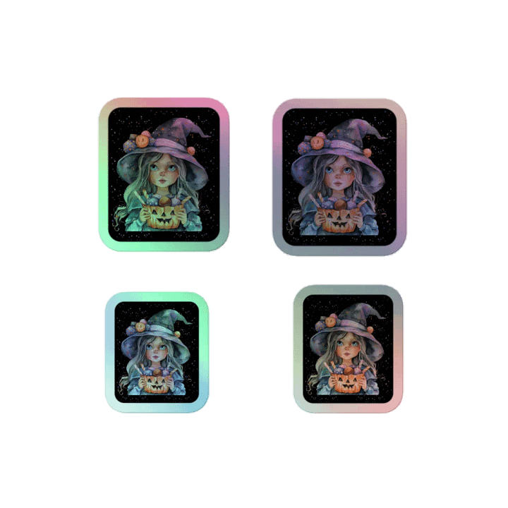 Candy Witch Holo Stickers product image (2)