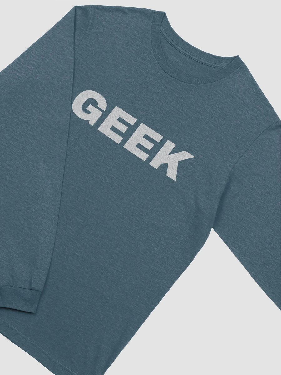 Geek long-sleeved tee (bold) product image (15)