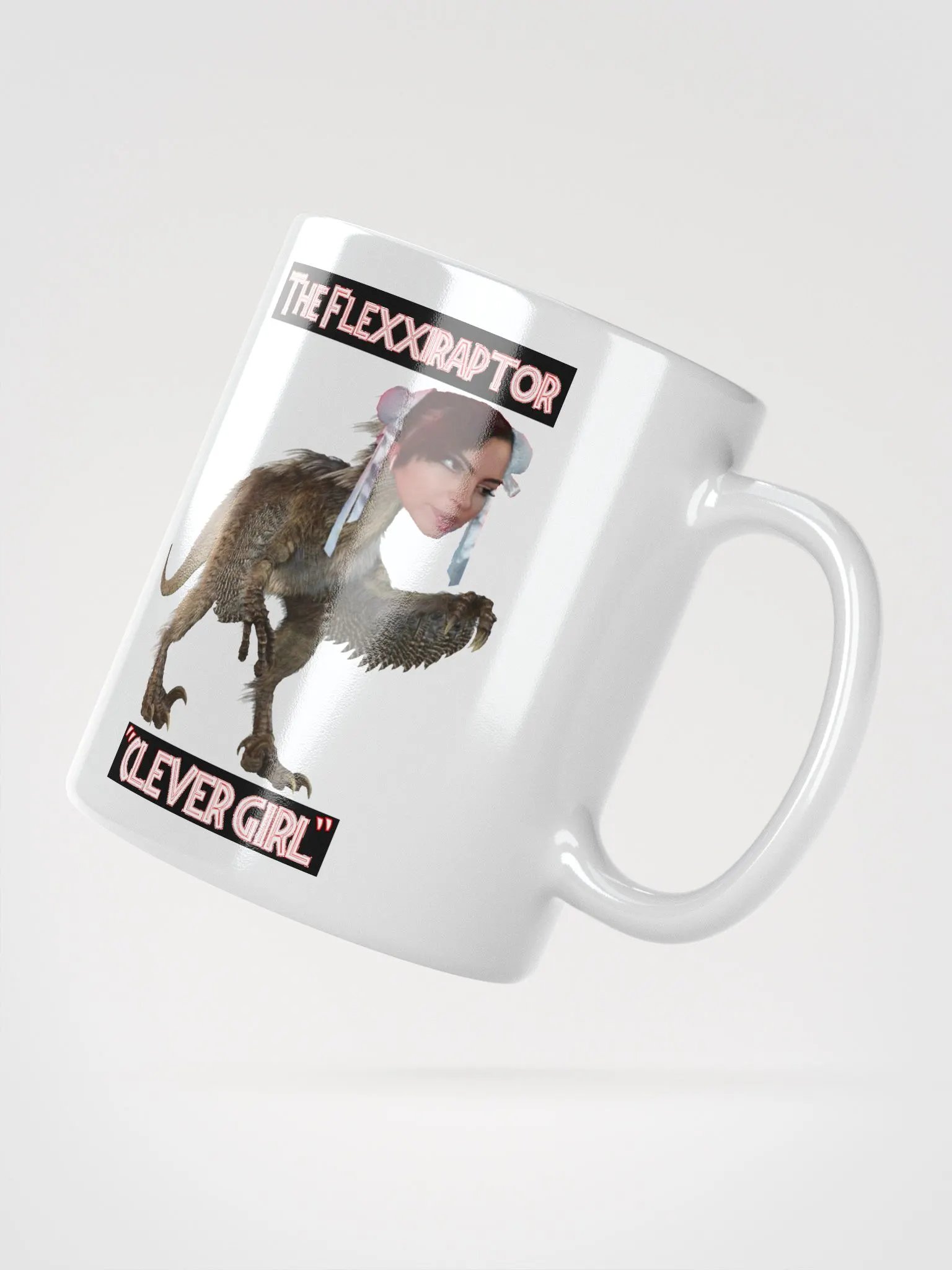 Flexxiraptor White Mug product image (3)