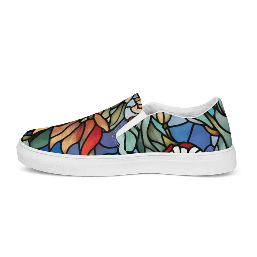 Floral Stained Glass Slip-Ons product image (8)