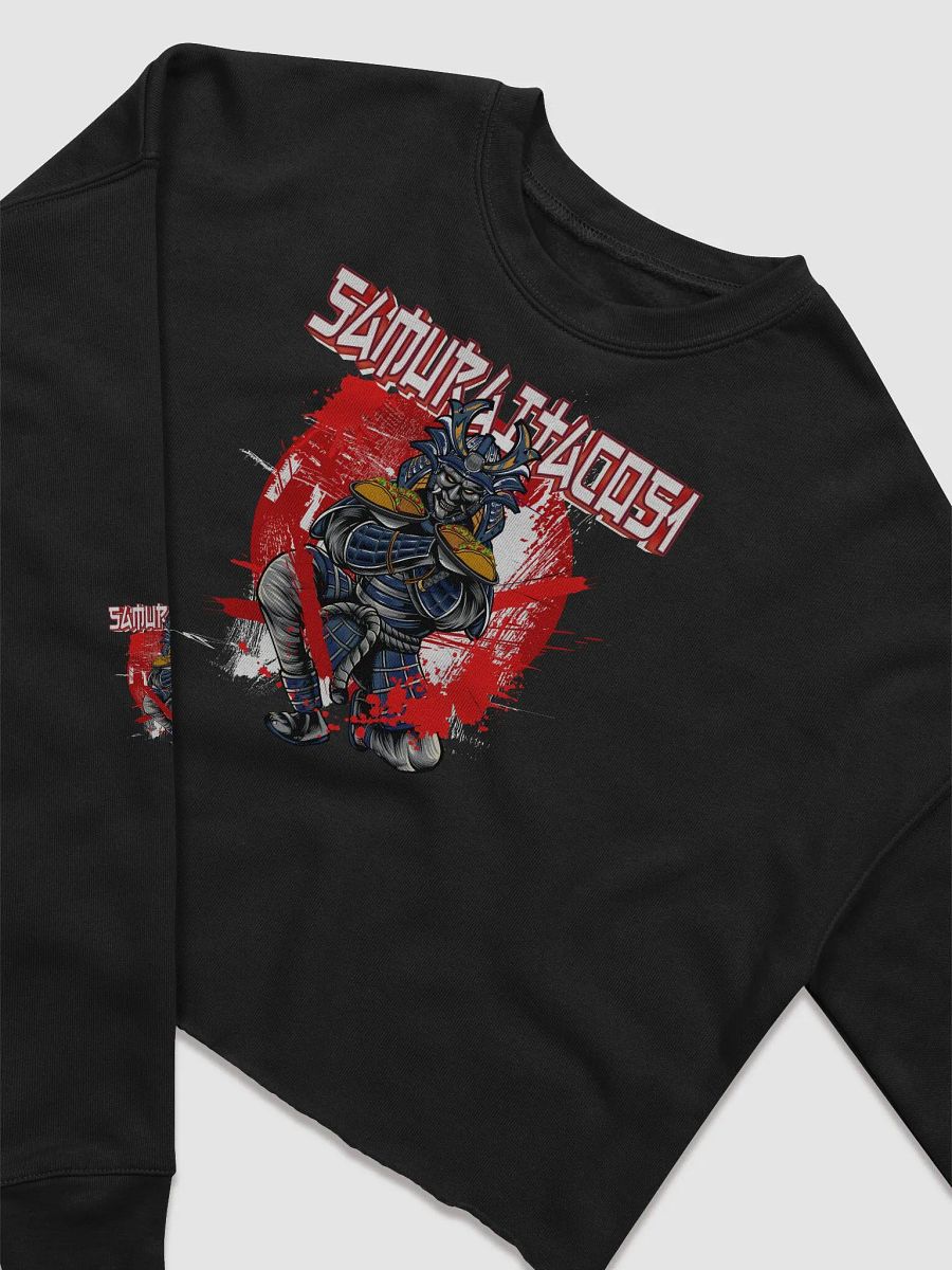 SamuraiTacos1 Illustration Women's Crop Sweatshirt product image (13)