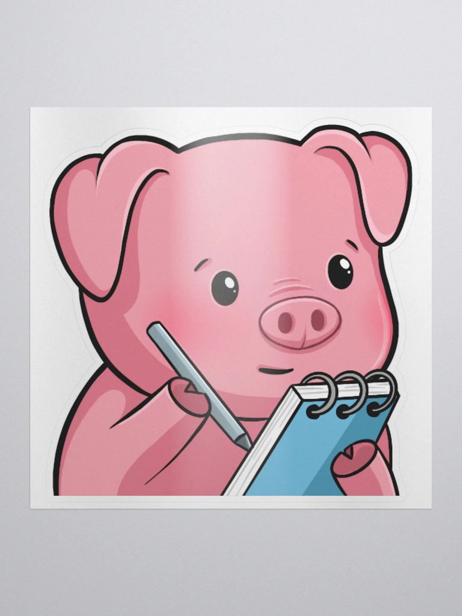 Piggy Noted Sticker product image (1)