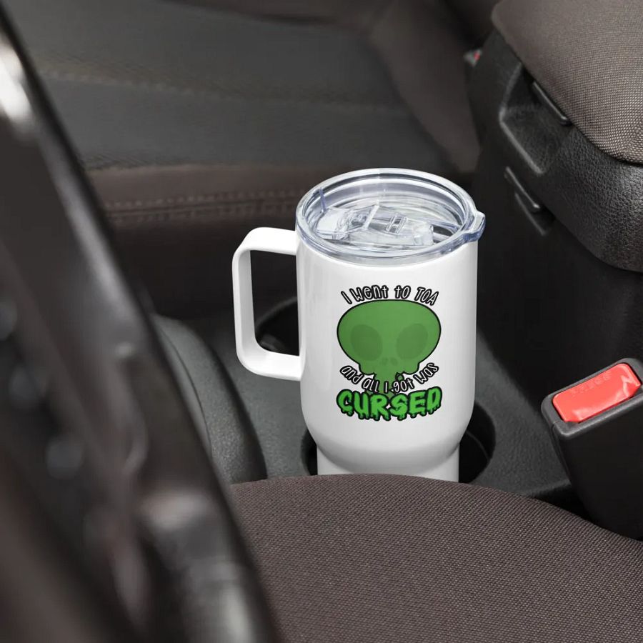 All I Got Was Cursed - Hunter - Travel Mug w/Handle product image (8)