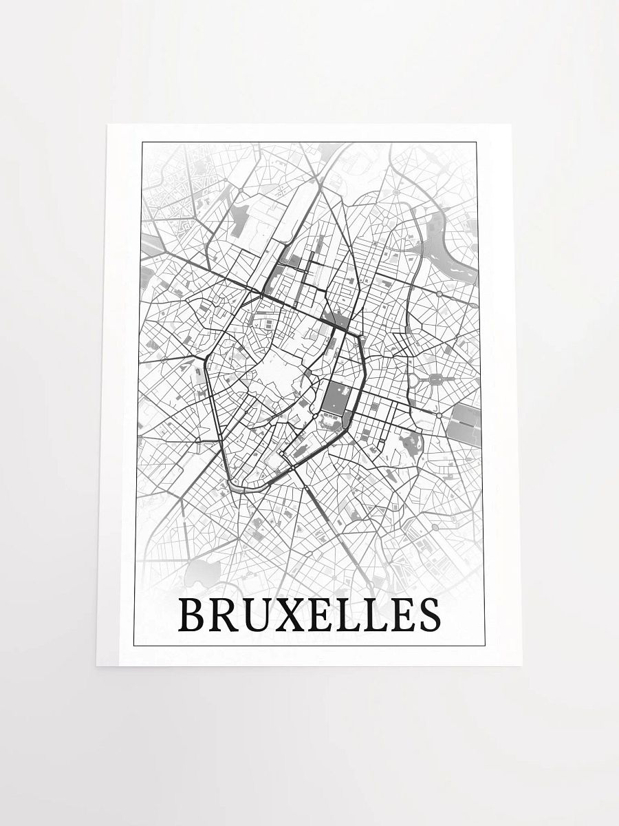 Bruxelles, Belgium, city map print product image (17)