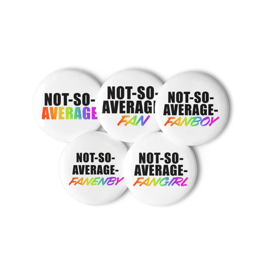 Not-So-Average-Fan Pins product image (1)