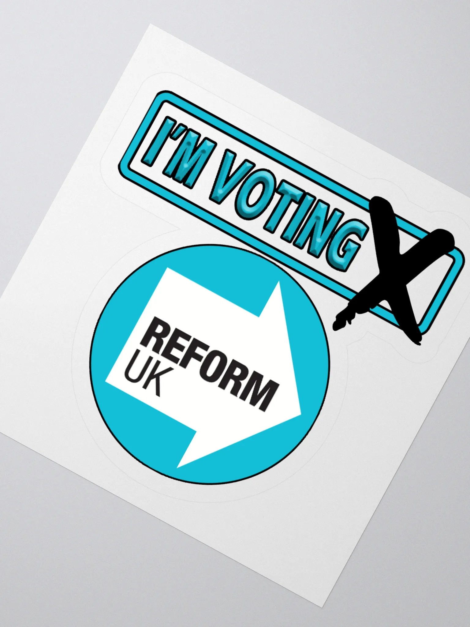 Reform UK Voting Stickers product image (6)