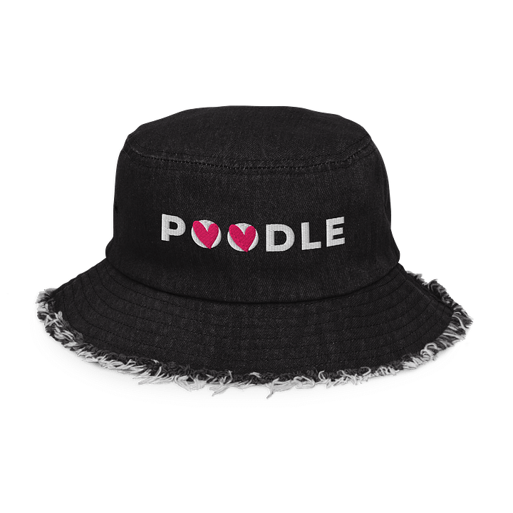 POODLE W/ Pink Hearts Bucket Hat product image (1)