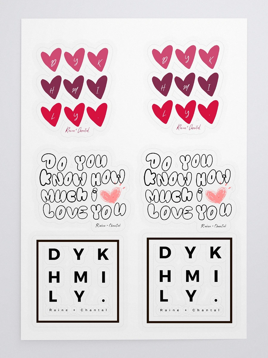 DYKHMILY Sticker Set product image (3)