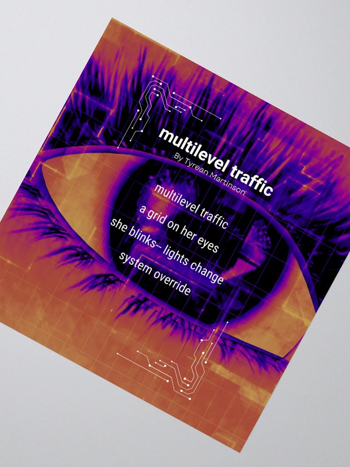 Tech Punk Poetry Sticker product image (4)