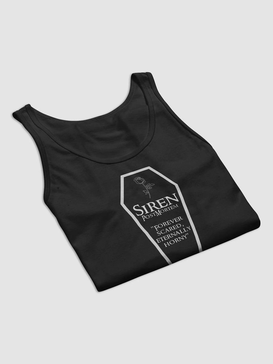 SirenPM: Community Based "Scared But H#rny" Coffin Shirt Unisex Tank product image (5)
