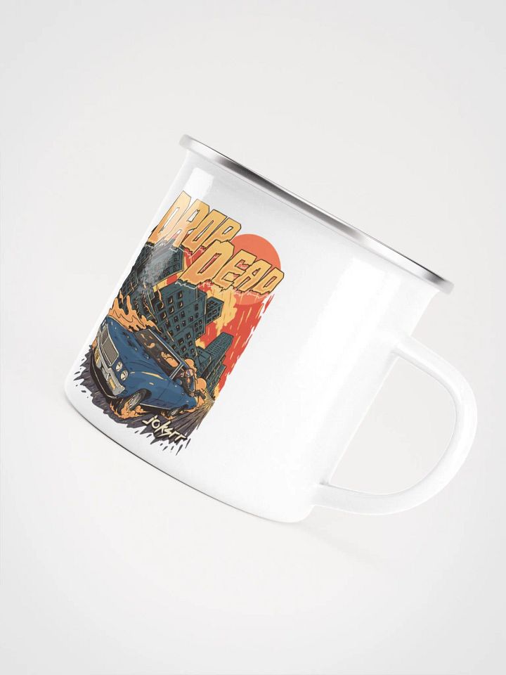 DROP DEAD Enamel Mug product image (1)