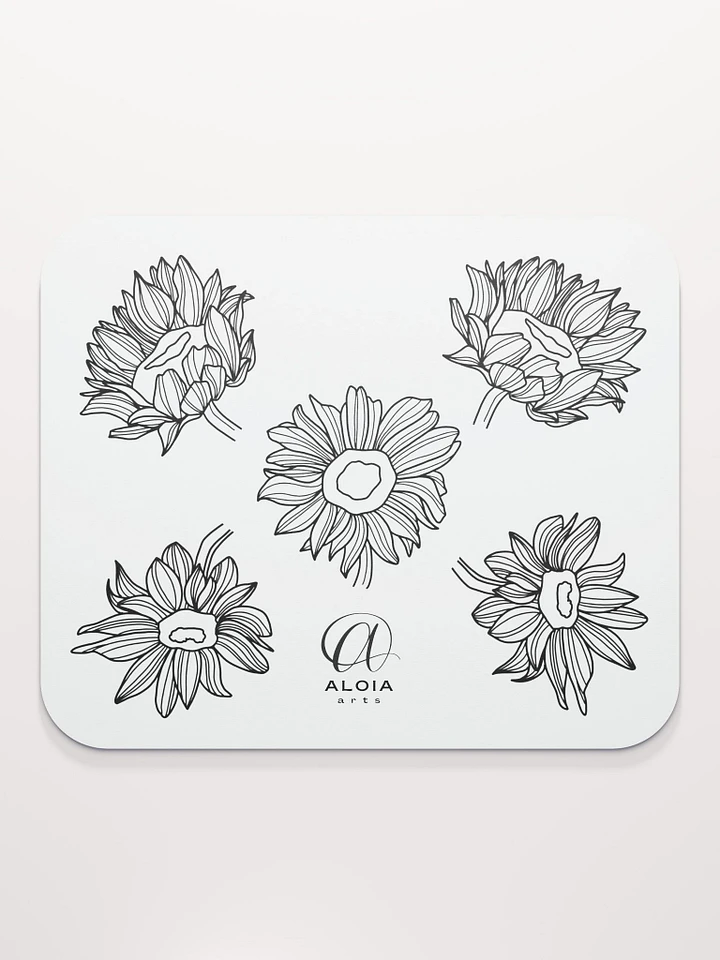 Doodle Flowers Mouse Pad product image (1)