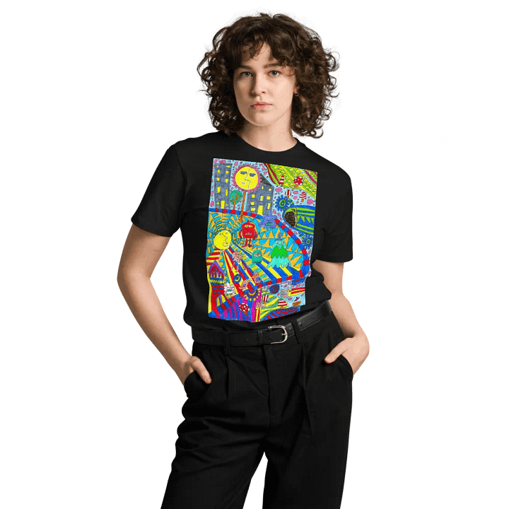 Abstract Doodle Life Unisex T Shirt product image (1)