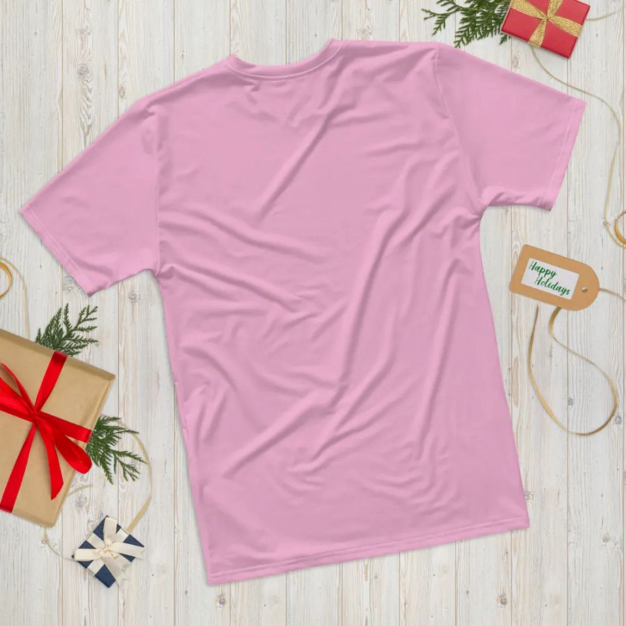Plain Light Carnation Pink True Summer Men's Crewneck Polyester Heavyweight Premium T-Shirt by Treasure Pie product image (12)