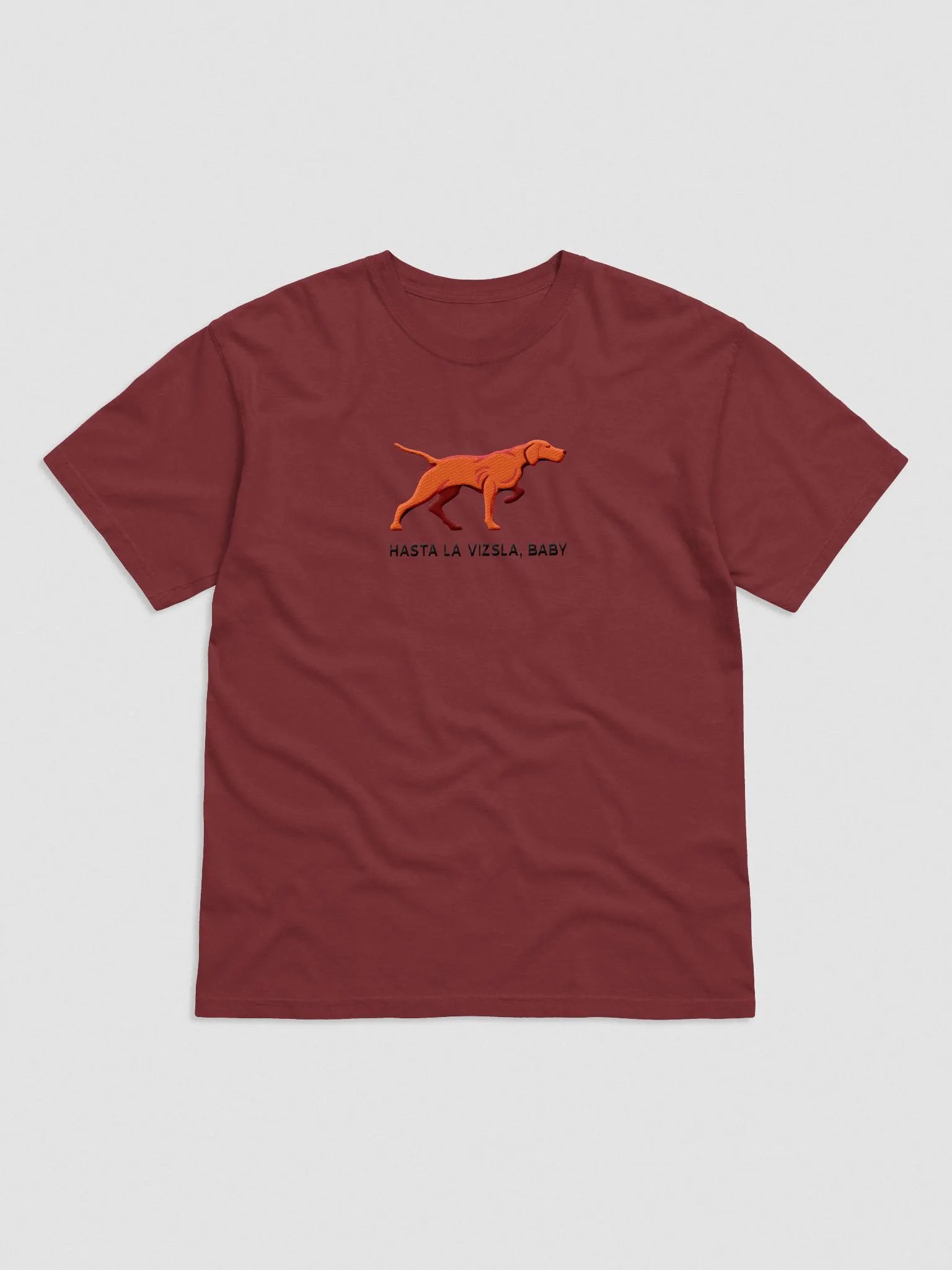 Hasta La Vizsla, Baby T-Shirt(Embroidered) of a Vizsla product image (4)