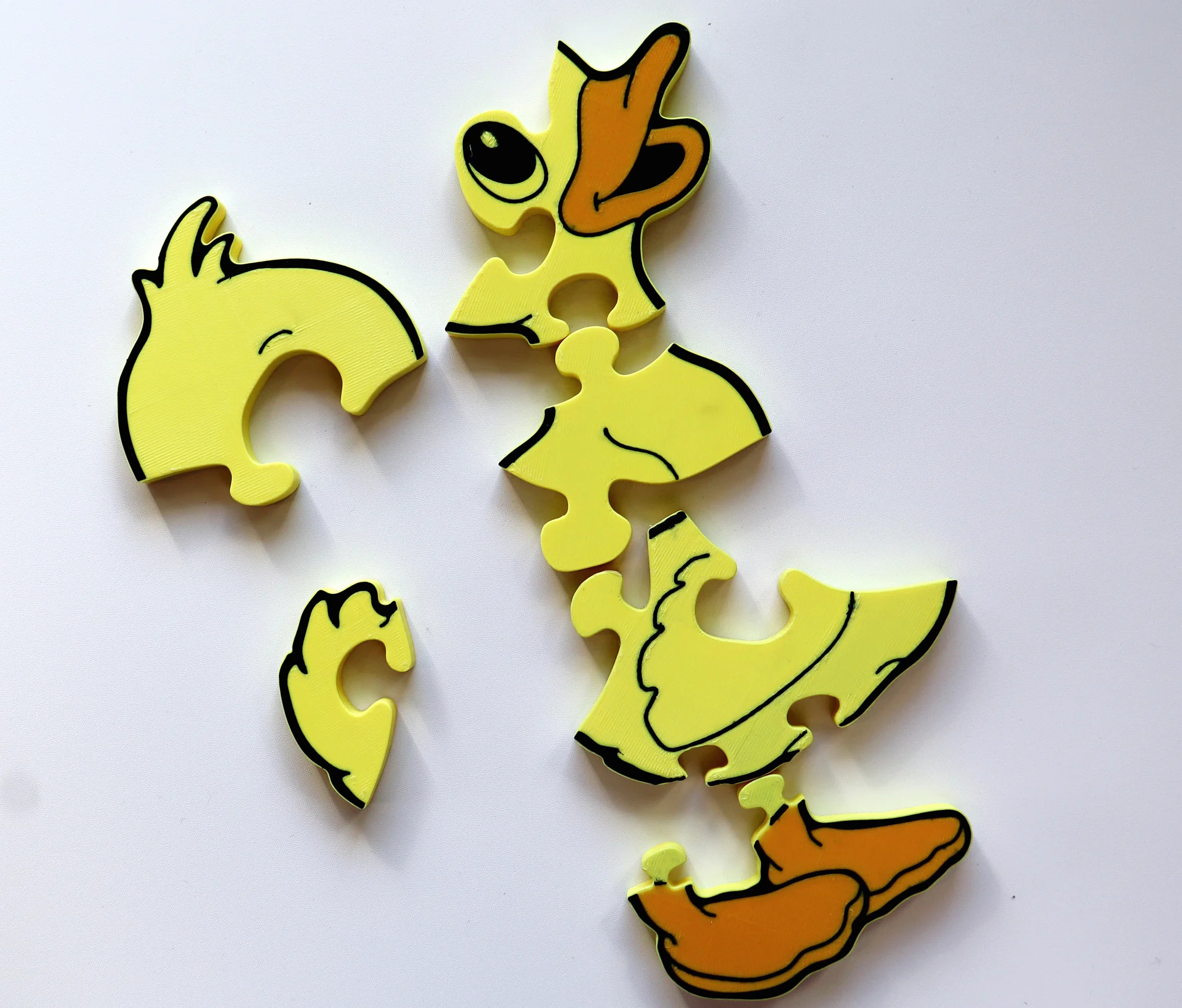 Duckling 3D Printed Jigsaw Puzzle – A Quacking Good Time for Kids! product image (2)