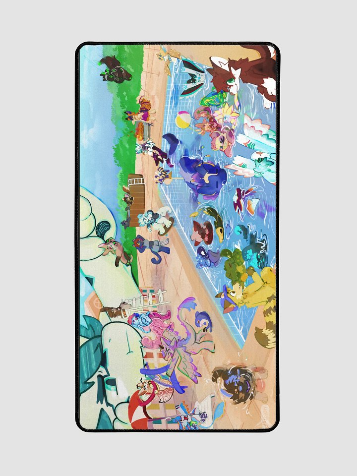 pool party 2025 - kofi members desk mat product image (2)