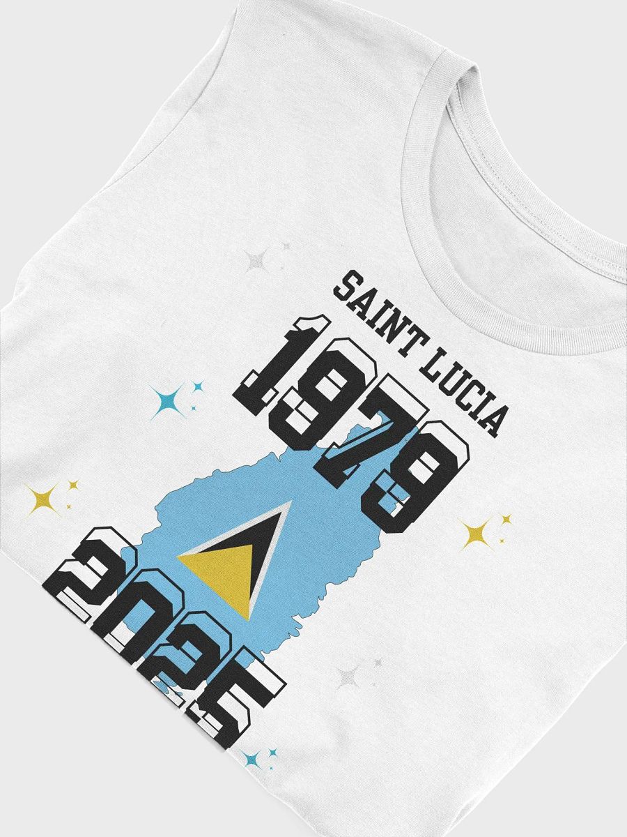 Saint Lucia Independence Flag Island T-Shirt product image (6)