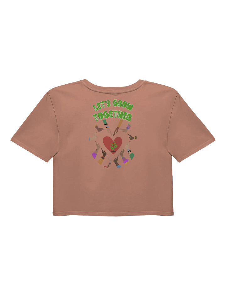 Shmall Streamer Grow Together Women's Premium Crop Top product image (2)