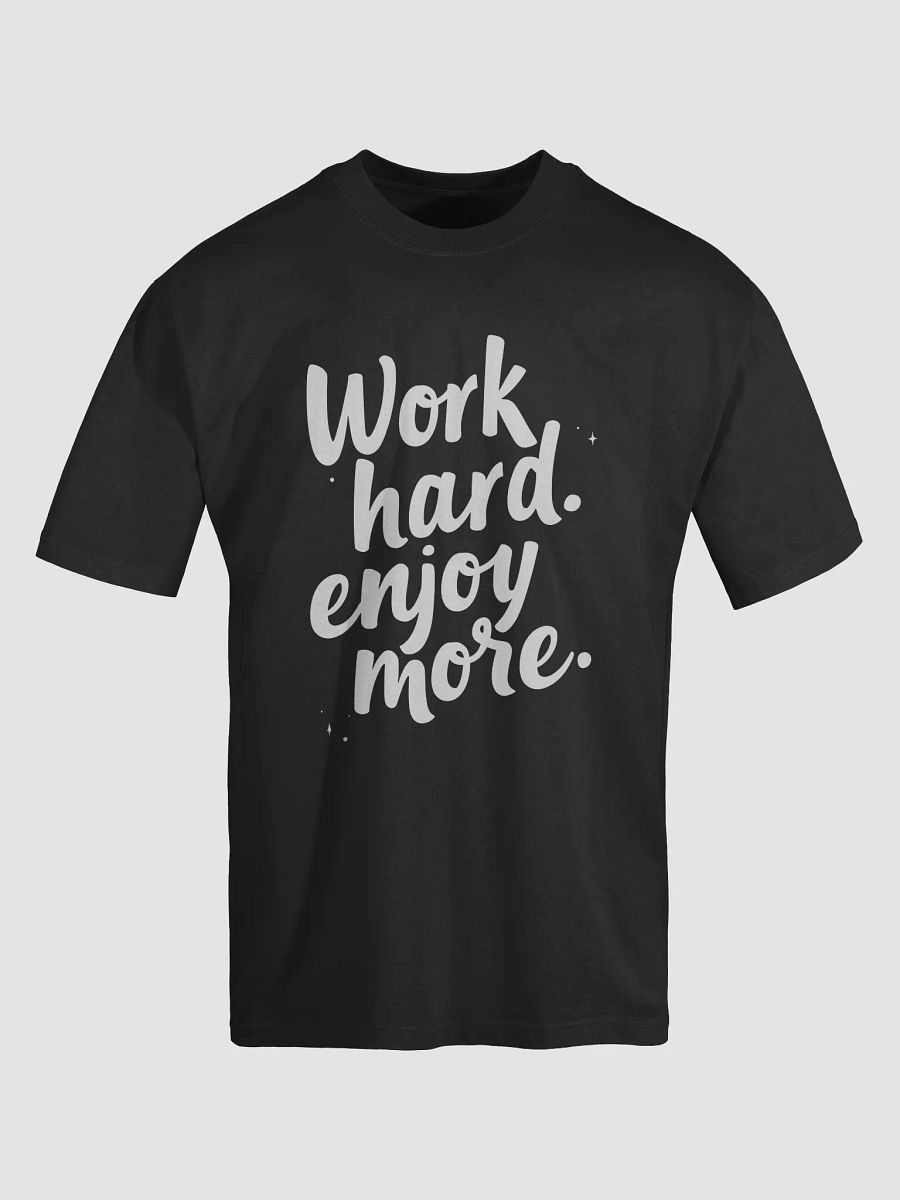 Unlock Your Inner Power with Kim Kardashian’s Mantra: Work Hard, Enjoy More – The Ultimate T-Shirt to Inspire Your Journey! product image (5)