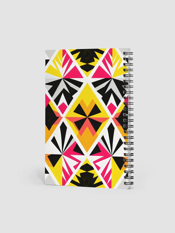 Kaleidoscopic Geometric Dreams Spiral Notebook product image (2)