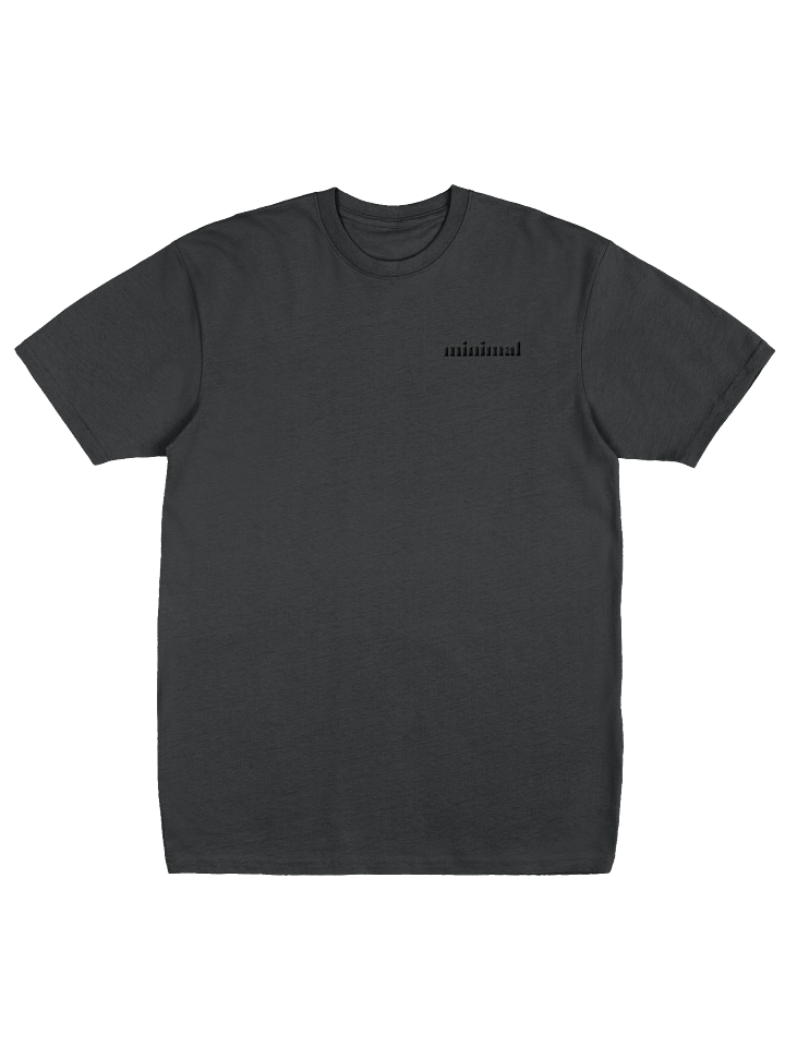 001: black stitched tee product image (2)
