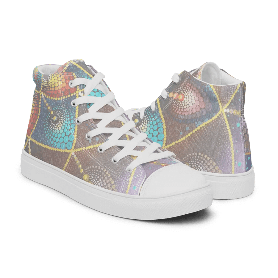Sanatana Mandala pastell High Top Canvas product image (7)