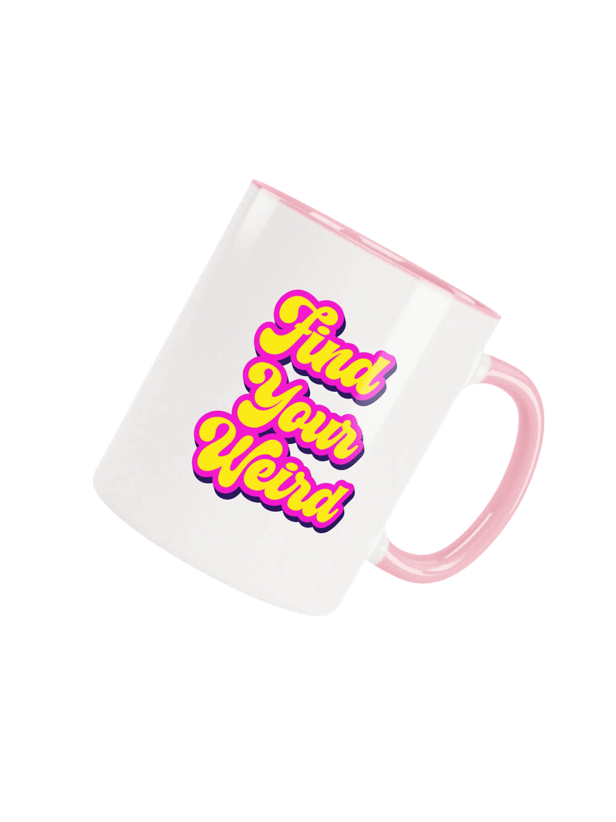 "Find Your Weird " Ceramic Mug with Color Inside product image (51)