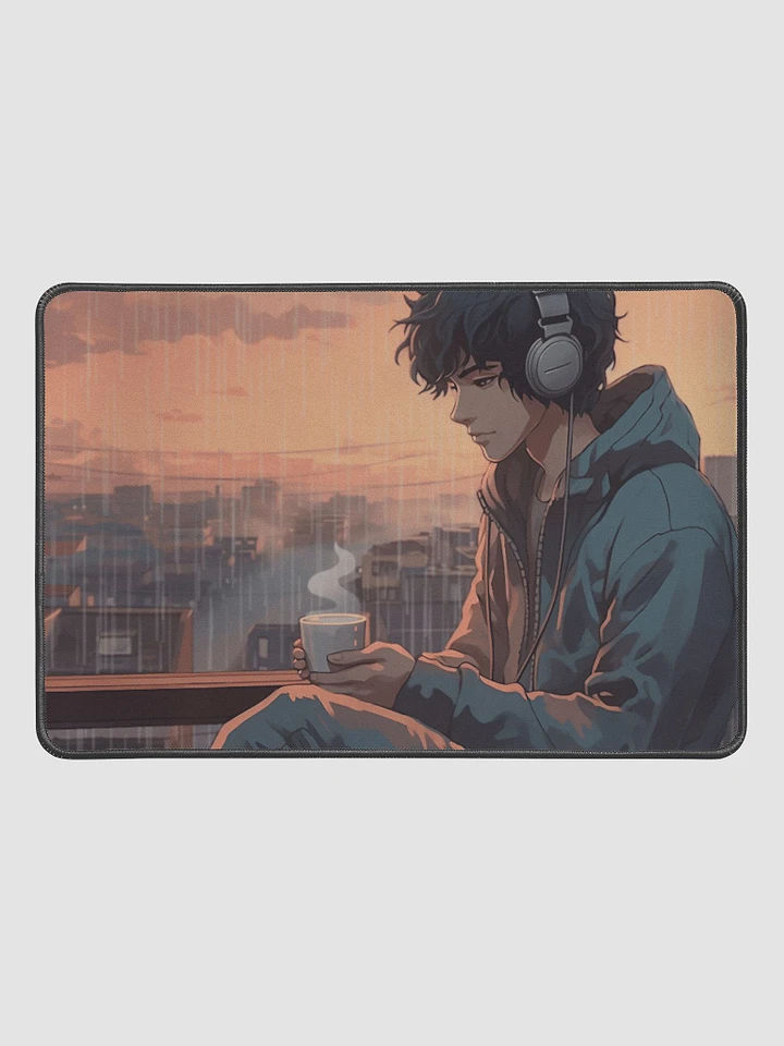 Anime Serenity Desk Mat - Rainy Morning Bliss 12