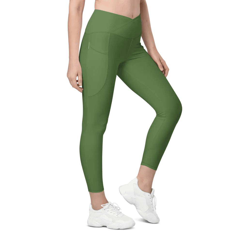 GeoFlex Crossover Leggings with Pockets product image (6)