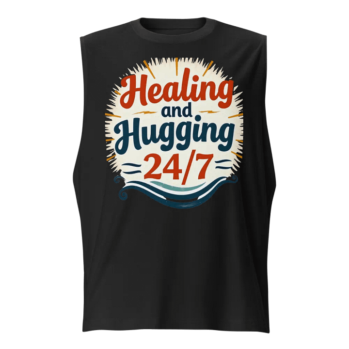 Healing & Hugging 24/7 Muscle Tank product image (1)