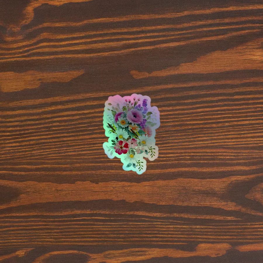 Blossoming Holographic Sticker Collection product image (5)