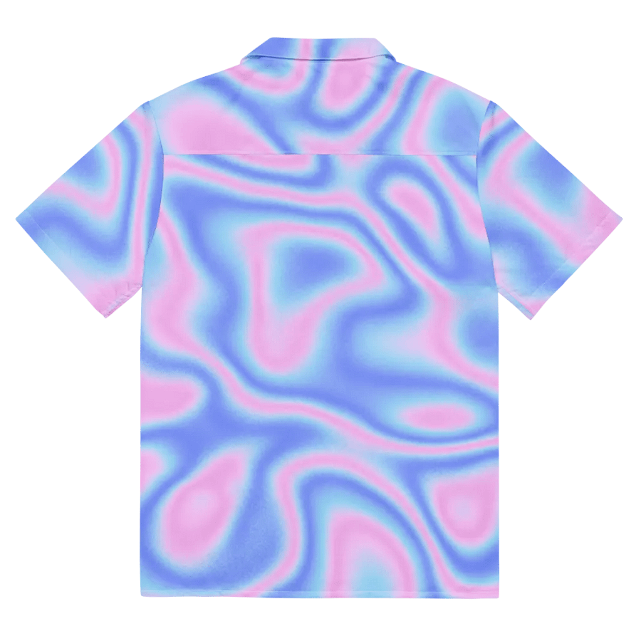 Psychedelic Hologram Unisex Hawaiian Shirt product image (11)