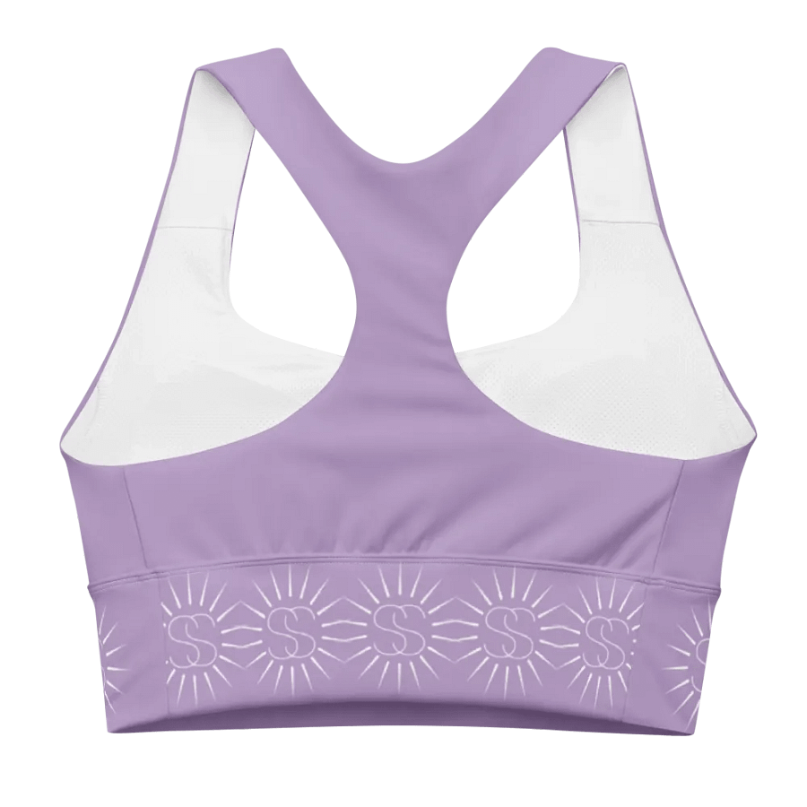 Sunray Swag Longline Sports Bra (Lilac) product image (2)
