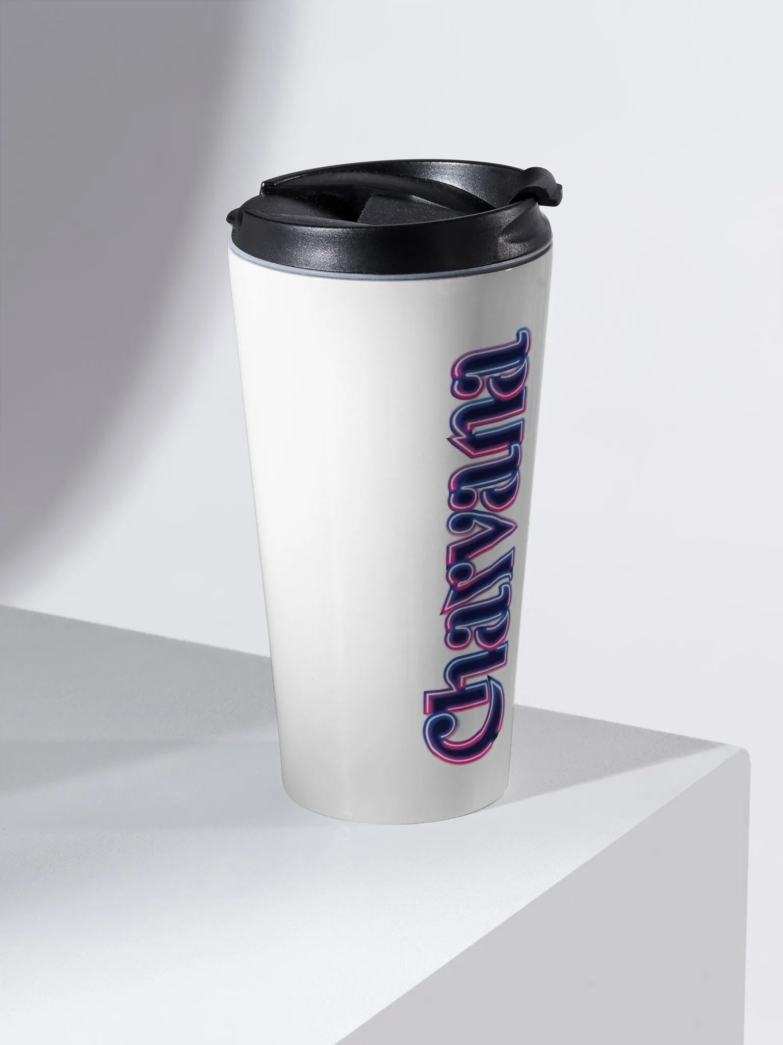 [Charvana] Neon Logo Travel Mug product image (2)