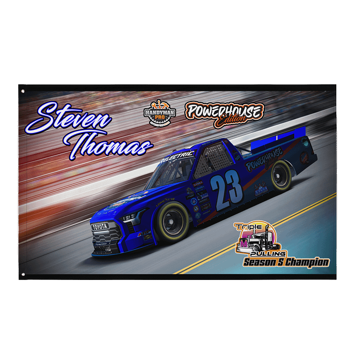 Steven Thomas #23 Season 5 Championship Flag product image (1)