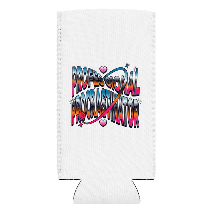 Professional Procrastination Station Can Cooler product image (1)