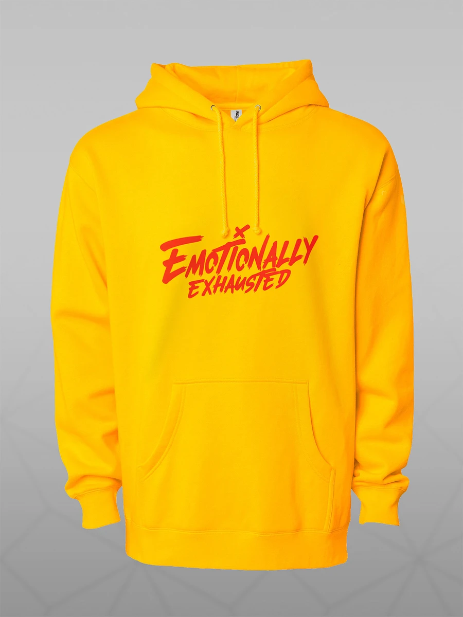 EMOTIONALLY EXHAUSTED HOODIE - GOLD product image (1)