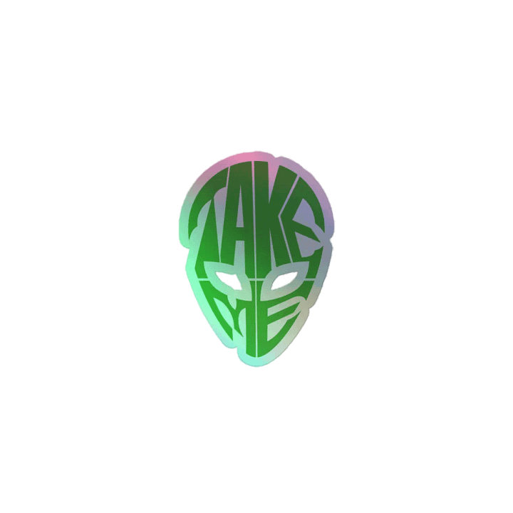 take me to your leader holo sticker product image (2)