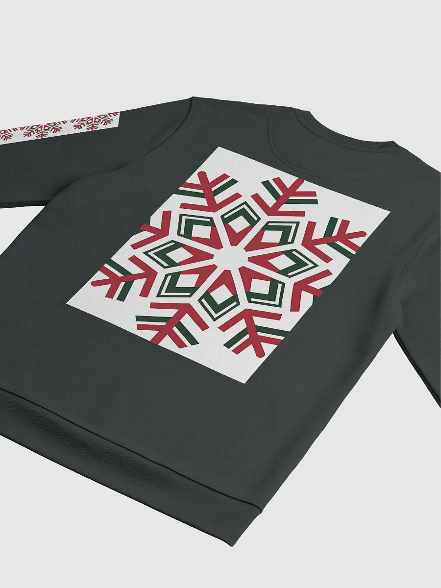 Modern Snowflake Symmetry Eco Sweatshirt product image (4)