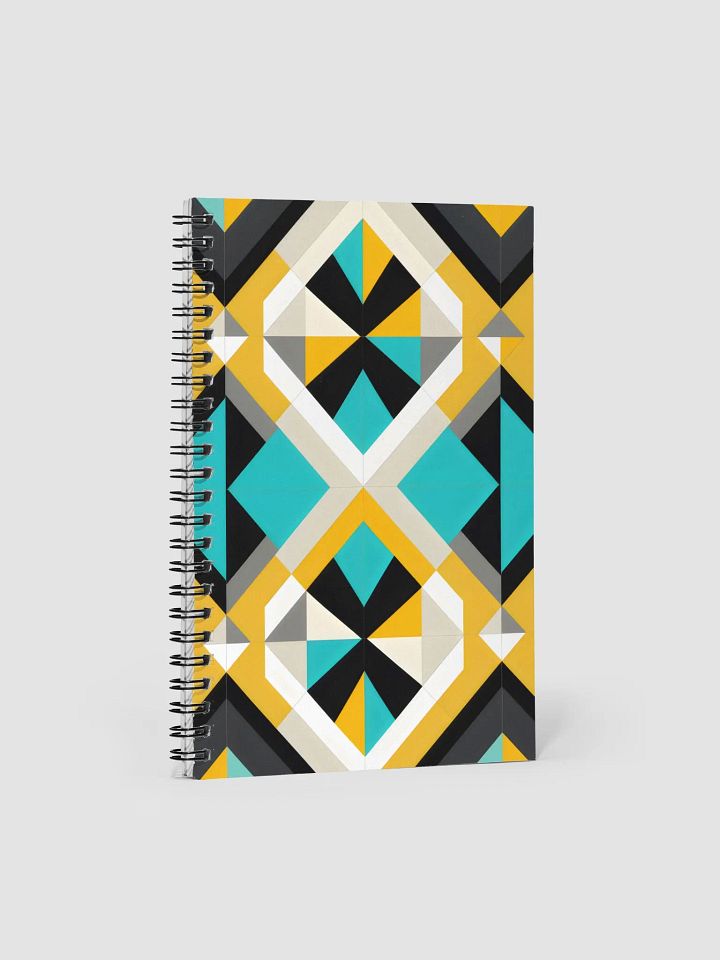 Geometric Harmony Spiral Notebook product image (1)